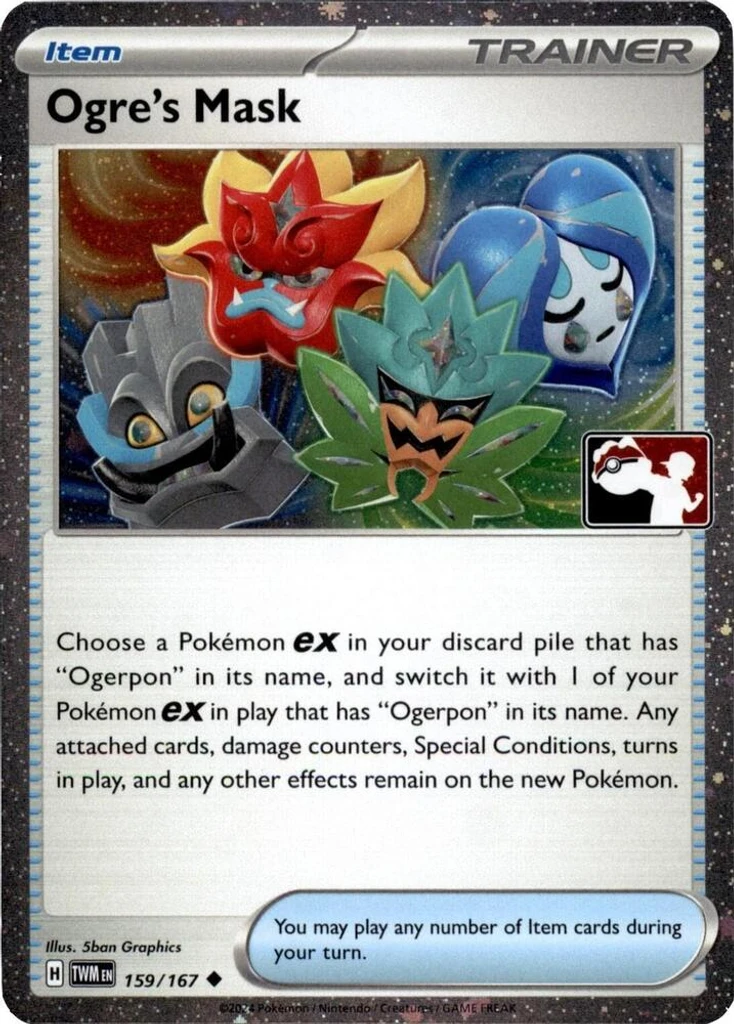 Ogre's Mask (Play Pokemon Stamp, Cosmos Holo)