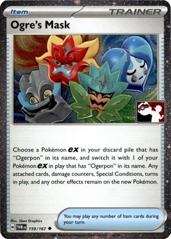 Ogre's Mask (Play Pokemon Stamp, Cosmos Holo)