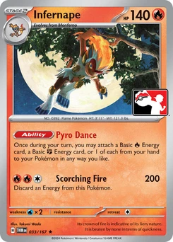Infernape (Play Pokemon Stamp)