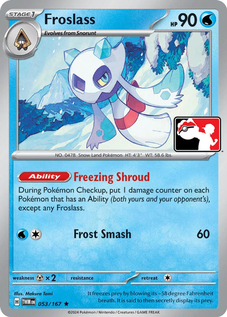 Froslass (Play Pokemon Stamp)