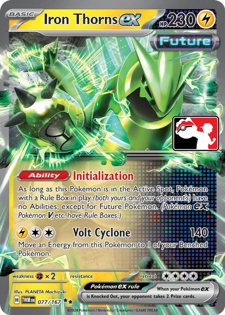 Iron Thorns ex (Play Pokemon Stamp)