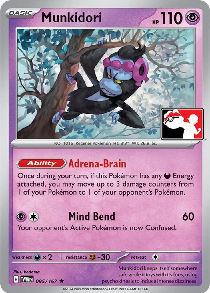 Munkidori (Play Pokemon Stamp)