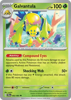 Galvantula (Play Pokemon Stamp)