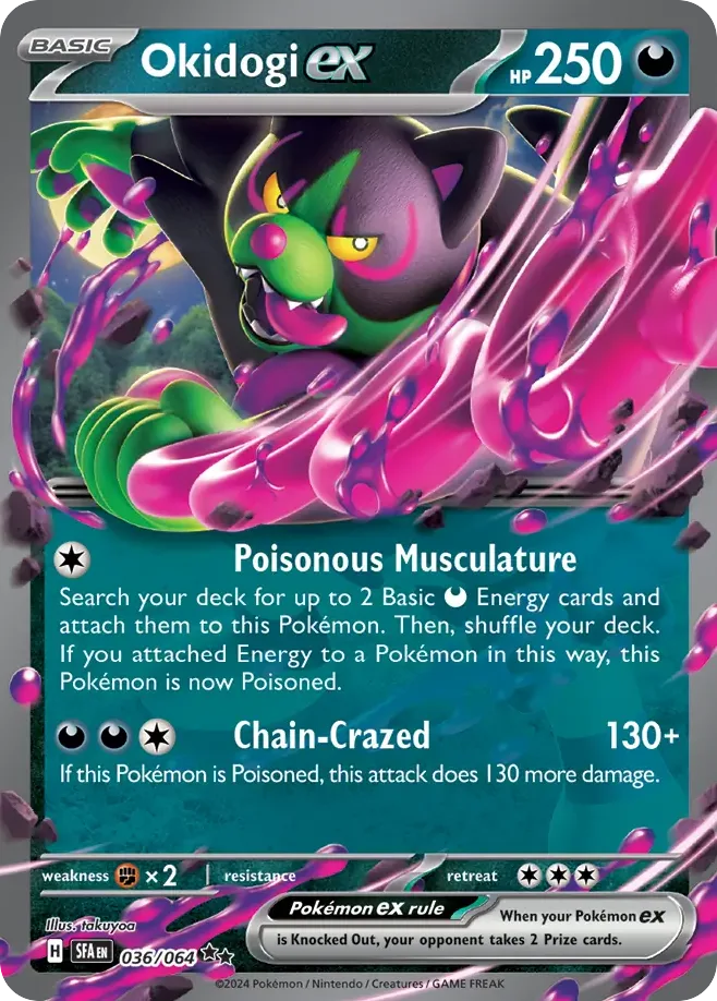Okidogi ex (Play Pokemon Stamp)