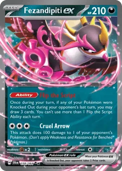 Fezandipiti ex (Play Pokemon Stamp)