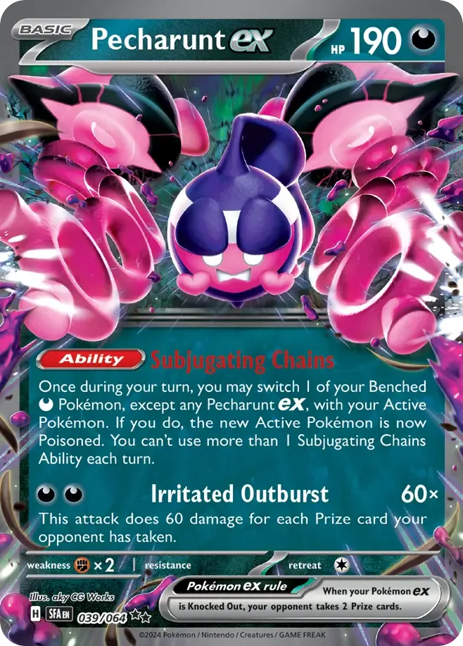 Pecharunt ex (Play Pokemon Stamp)