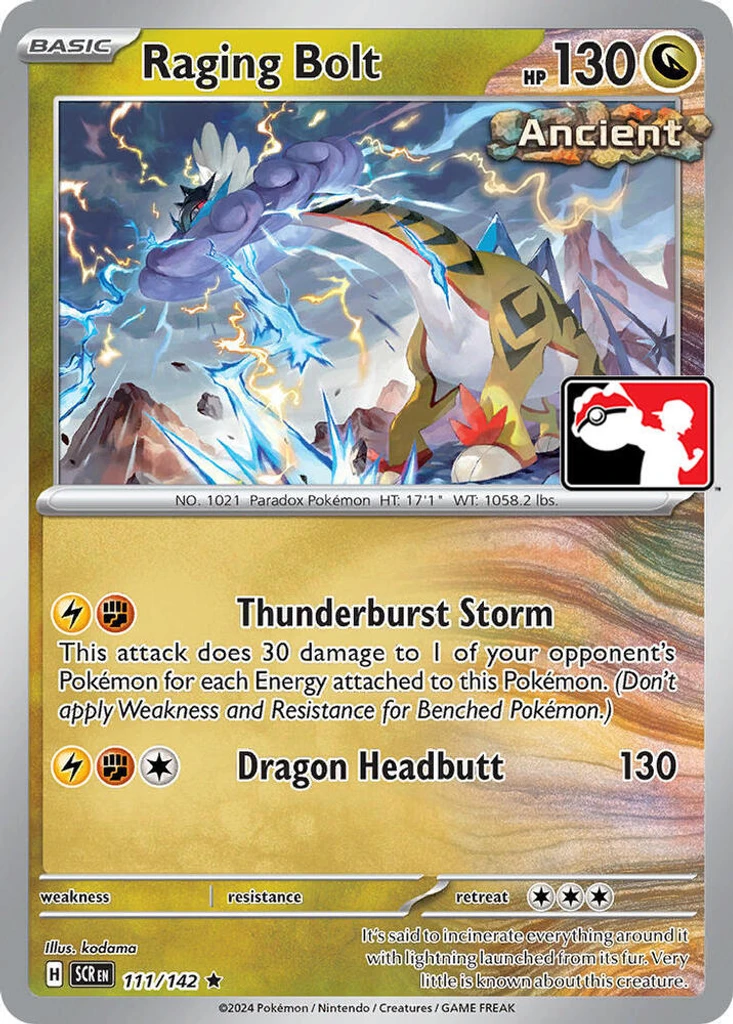 Raging Bolt (Play Pokemon Stamp)