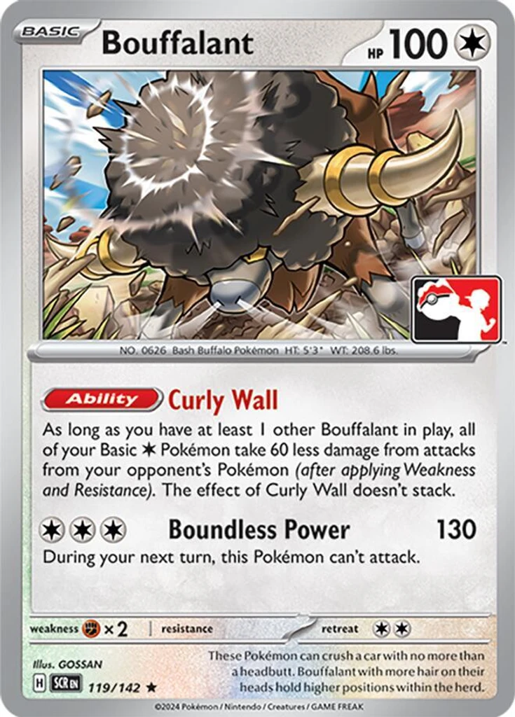 Bouffalant (Play Pokemon Stamp)