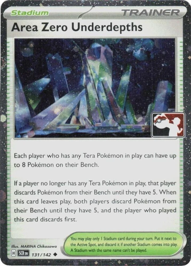 Area Zero Underdepths (Play Pokemon Stamp, Cosmos Holo)