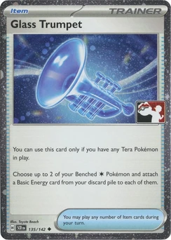 Glass Trumpet (Play Pokemon Stamp, Cosmos Holo)