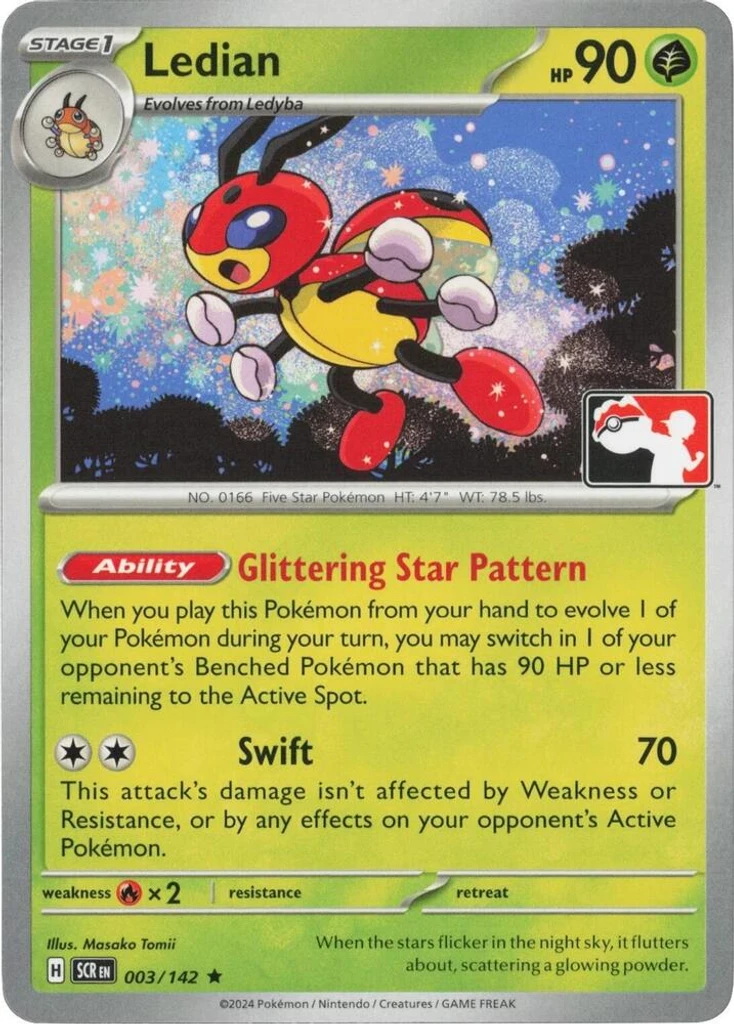 Ledian (Play Pokemon Stamp)