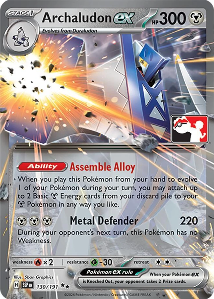 Archaludon ex (Play Pokemon Stamp)