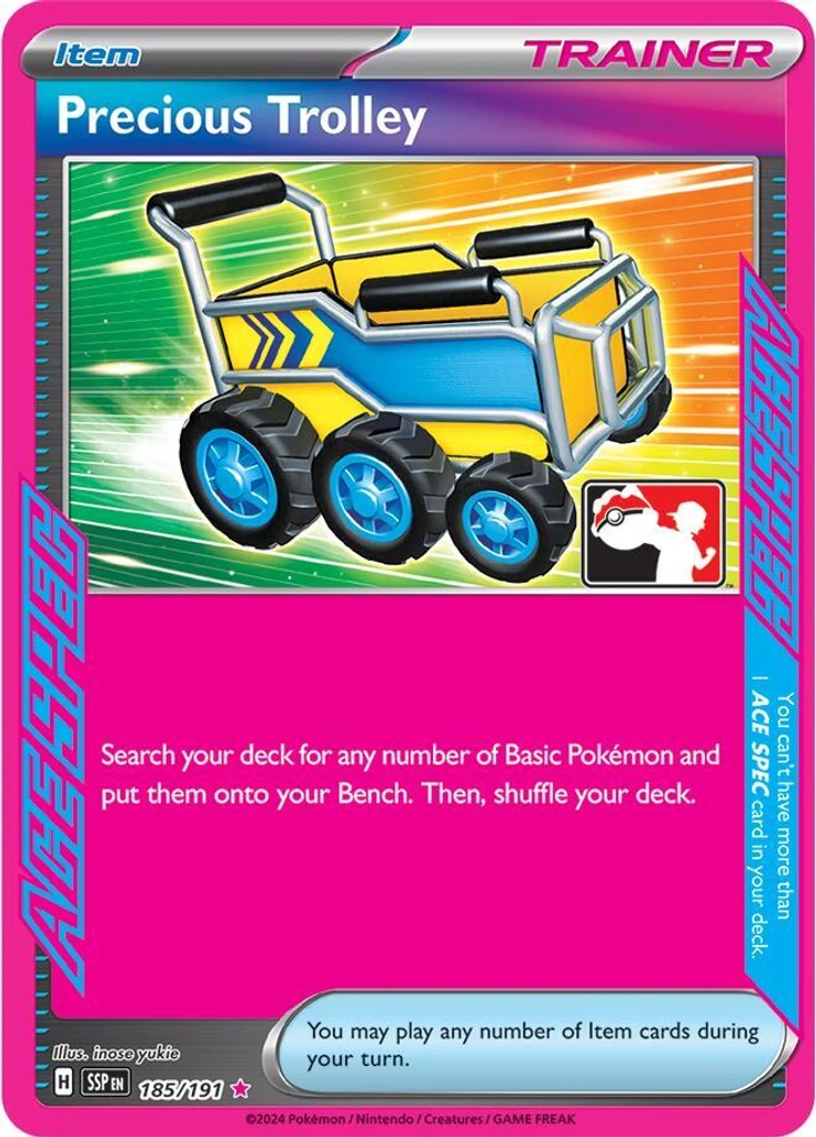 Precious Trolley (Play Pokemon Stamp)