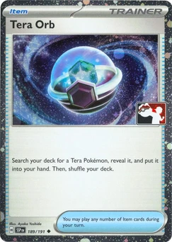 Tera Orb (Play Pokemon Stamp, Cosmos Holo)