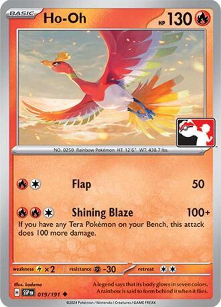 Ho-Oh (Play Pokemon Stamp)