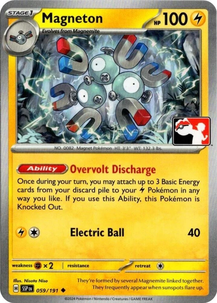 Magneton (Play Pokemon Stamp)