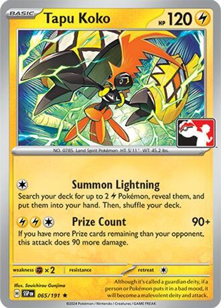 Tapu Koko (Play Pokemon Stamp)