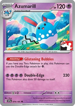 Azumarill (Play Pokemon Stamp)