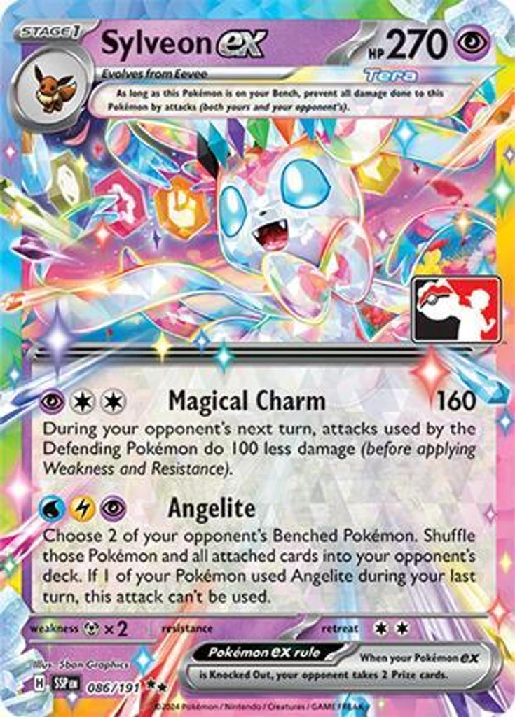 Sylveon ex (Play Pokemon Stamp)