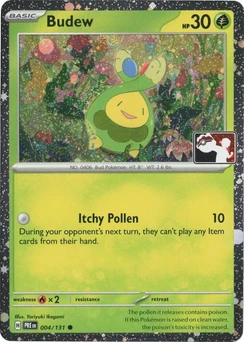 Budew (Play Pokemon Stamp, Cosmos Holo)
