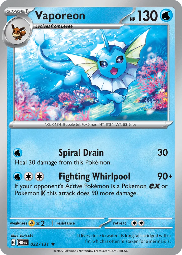 Vaporeon  (Poke Ball) 