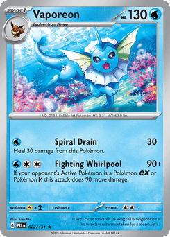 Vaporeon  (Poke Ball) 