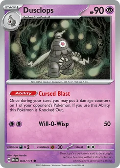 Dusclops  (Master Ball)