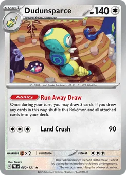 Dudunsparce  (Master Ball)