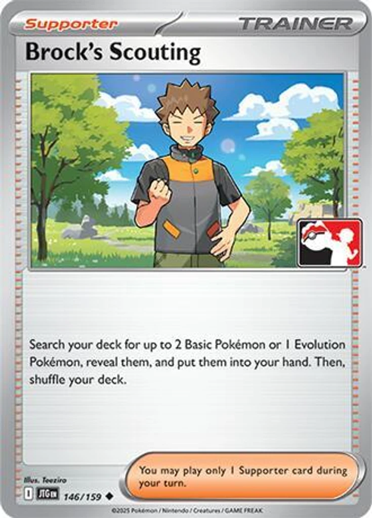 Brock's Scouting (Play Pokemon Stamp)