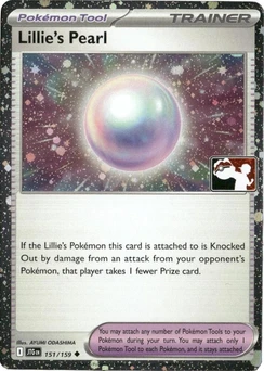 Lillie's Pearl (Play Pokemon Stamp, Cosmos Holo)