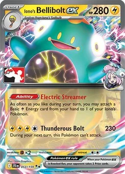 Iono's Bellibolt ex (Play Pokemon Stamp)