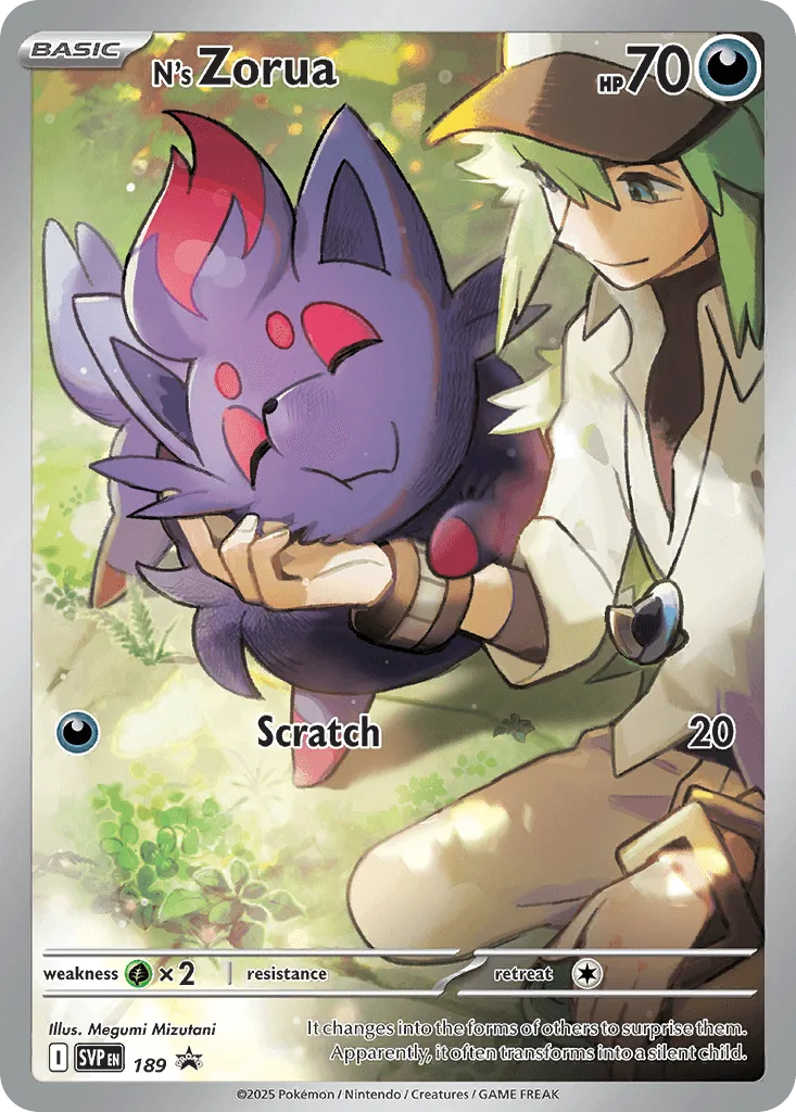 N's Zorua (Pokemon Center Stamp)