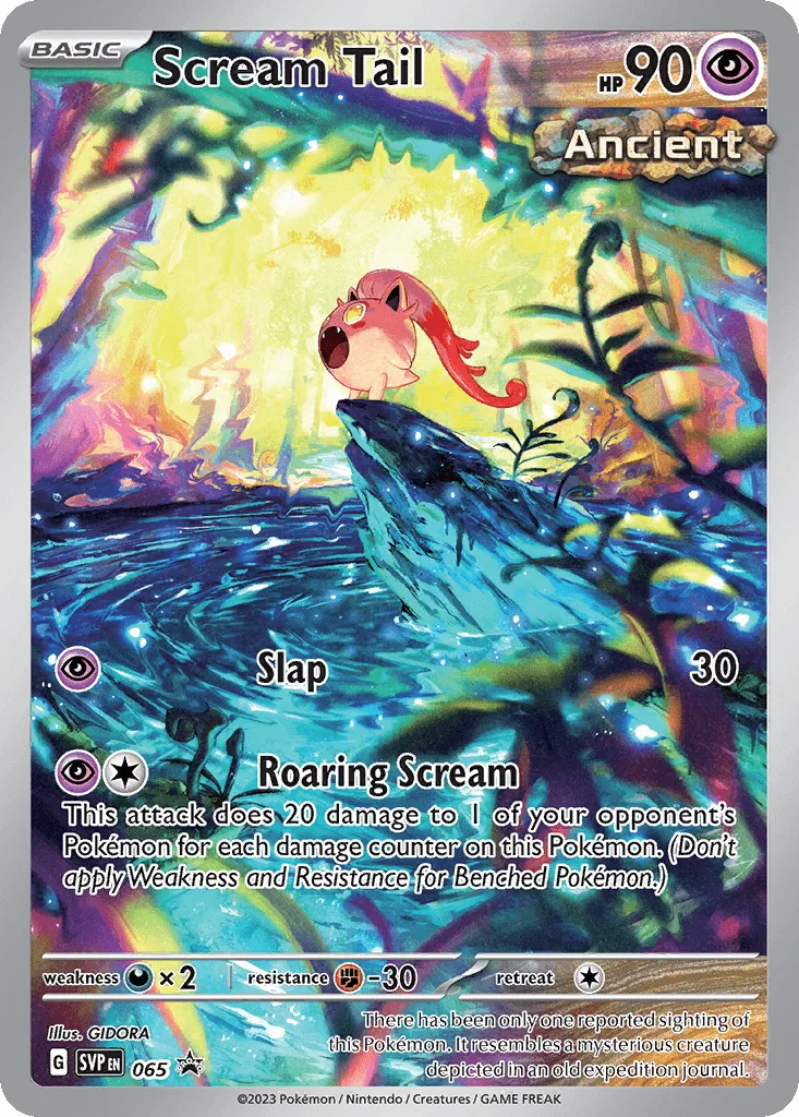 Scream Tail (Pokemon Center Stamp)