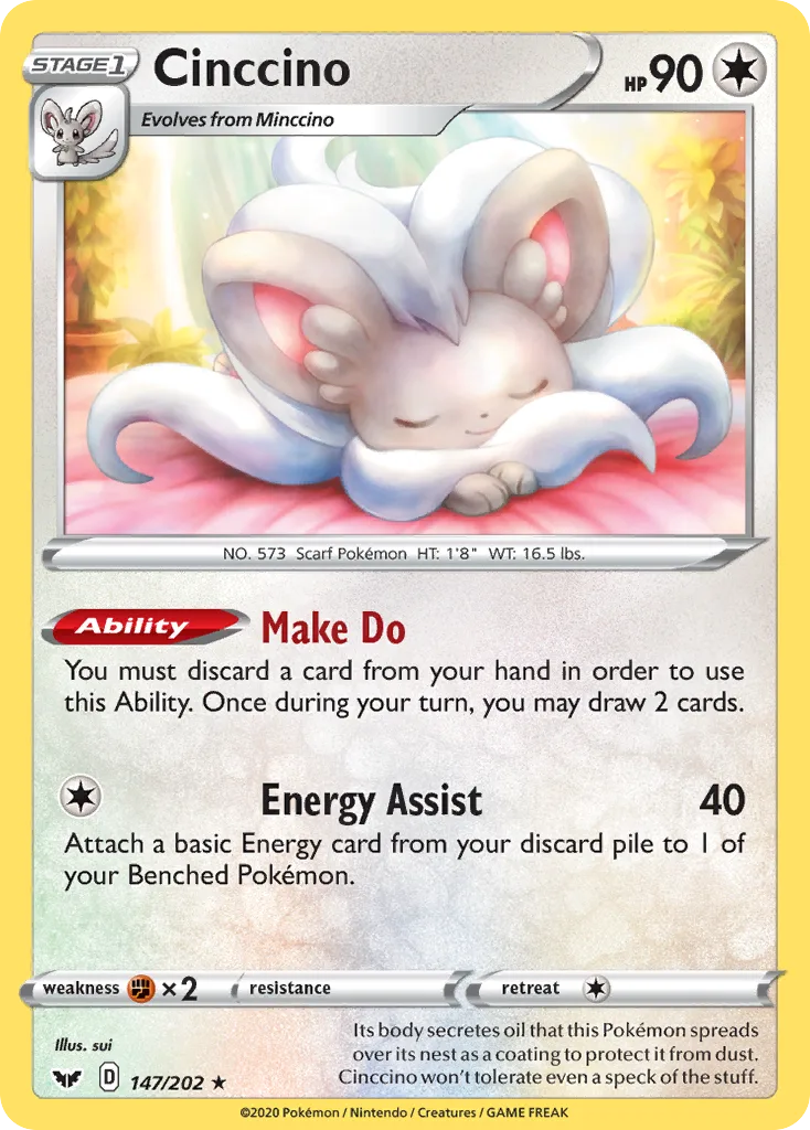 Cinccino (Play Pokemon Stamp)