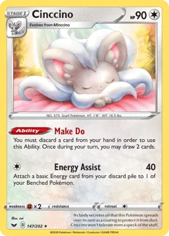 Cinccino (Play Pokemon Stamp)