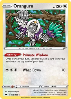 Oranguru (Play Pokemon Stamp)
