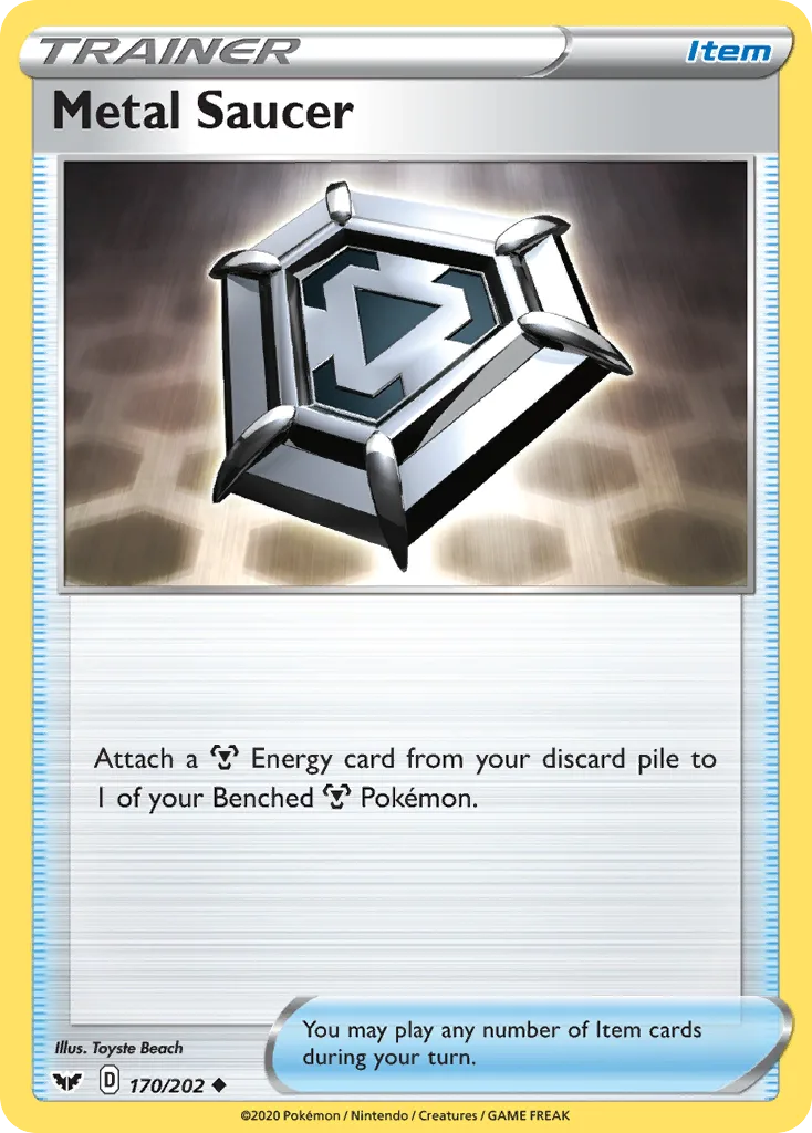 Metal Saucer (Play Pokemon Stamp)