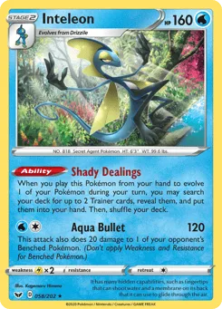 Inteleon (Play Pokemon Stamp)