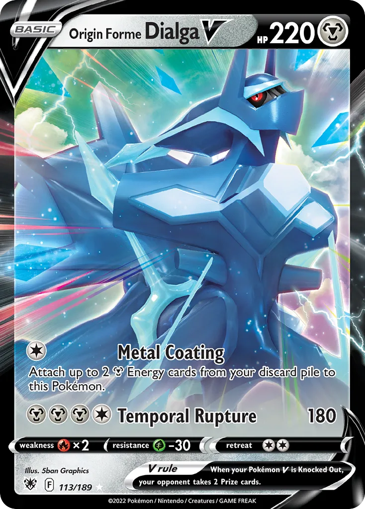 Origin Forme Dialga V (Play Pokemon Stamp)