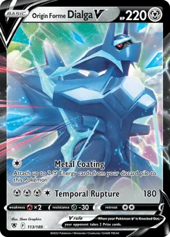 Origin Forme Dialga V (Play Pokemon Stamp)