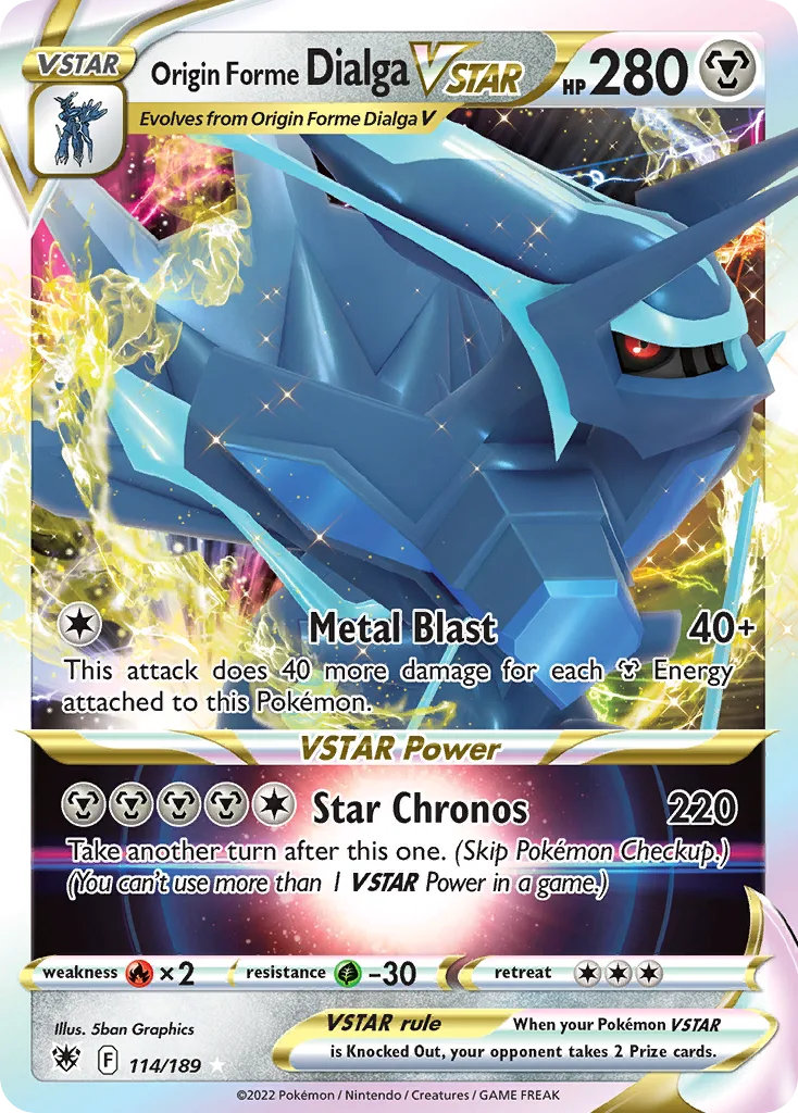 Origin Forme Dialga VSTAR (Play Pokemon Stamp)