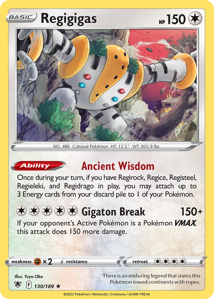 Regigigas (Play Pokemon Stamp)