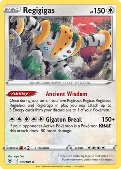 Regigigas (Play Pokemon Stamp)