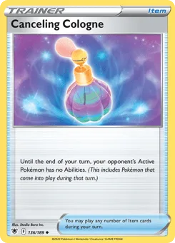 Canceling Cologne (Play Pokemon Stamp)