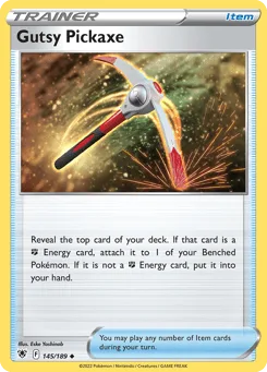 Gutsy Pickaxe (Play Pokemon Stamp)