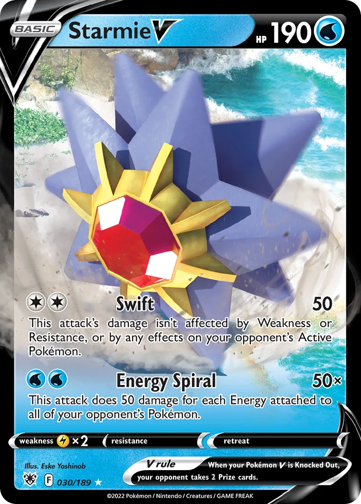 Starmie V (Play Pokemon Stamp)