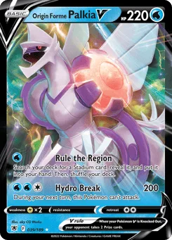 Origin Forme Palkia V (Play Pokemon Stamp)