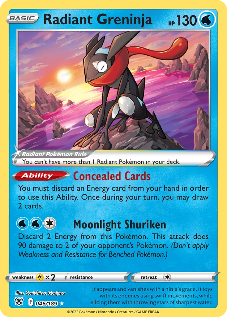 Radiant Greninja (Play Pokemon Stamp)