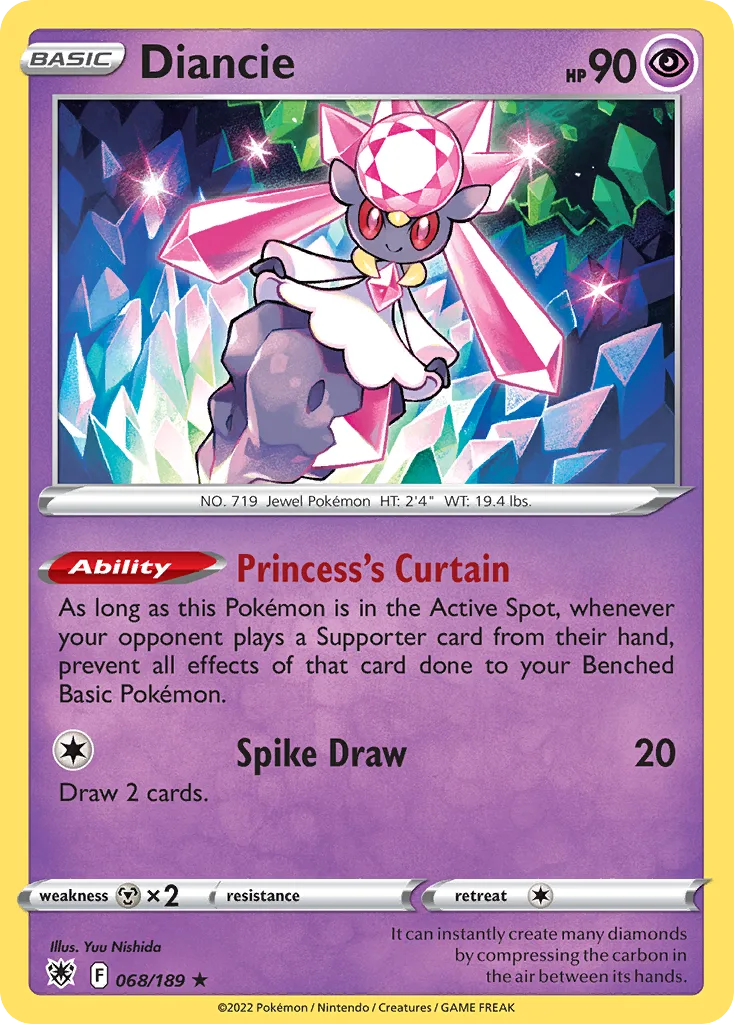 Diancie (Play Pokemon Stamp)