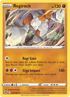 Regirock (Play Pokemon Stamp)